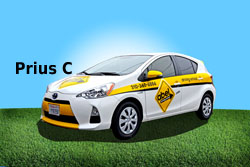 PriusC Top Safety Vehicle